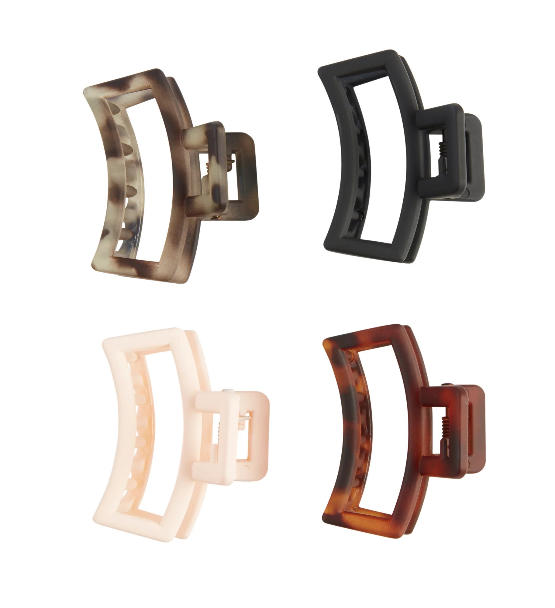 CALIA Women's 4-Pack Mini Claw Clips, Tortoise/Black/Pink | DICK'S Sporting Goods