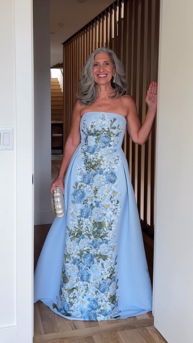 🩵 Mother of the Bride and Wedding Guest Dresses

This powder blue strapless gown has a structured bodice with a vertical cascade of blue and white florals that draws the eye down beautifully while the full A-line skirt sweeps with total dramatic elegance all evening long.

Save this for your next invitation. 

Share it with a friend who's shopping. 💌

Sizing | 5'4½" | 133 | medium or 6

Wedding Guest Dress | Fashion over 50 | Mother of the Bride | Mother of the Groom | Black Tie | Formal Gown | Summer Wedding | Dresses to Hide Belly | Special Occasion

#LTKOver40 #LTKMidsize #LTKWedding