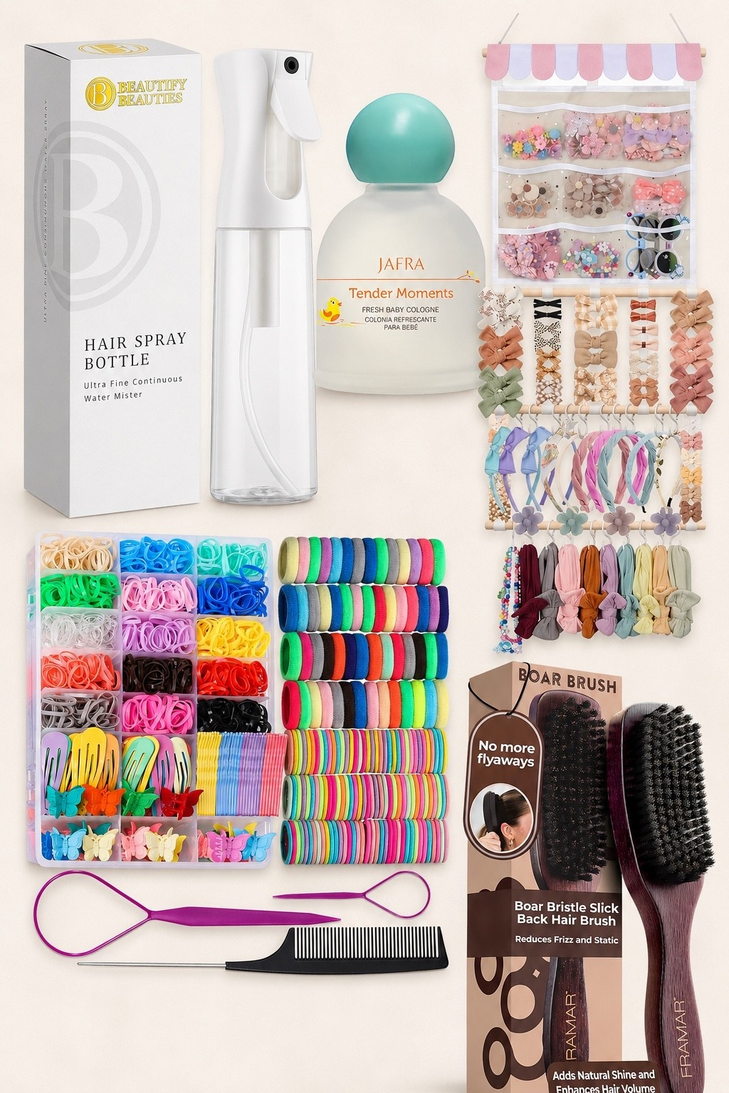 ✨ Sweet styles start with the little details! From adorable hair accessories and organizers to must-have styling tools and refreshing baby cologne, these essentials make every day a little easier and a lot cuter. 🎀🩵 Perfect for keeping your little one’s hair neat, fresh, and photo-ready!

#LTKmomlife #LTKU #LTKKids