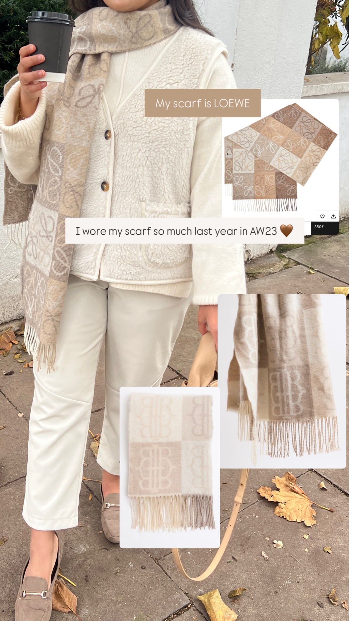 loewe scarf dupe £25! 

#LTKSeasonal #LTKstyletip #LTKfindsunder50