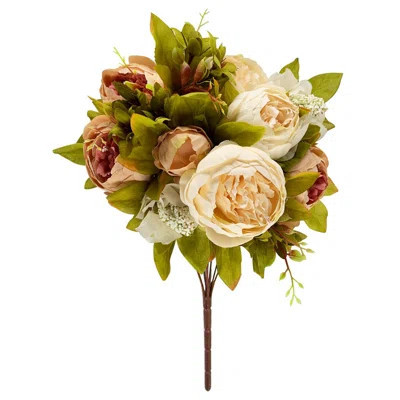 Bouquet Peony Floral Arrangements | Wayfair North America