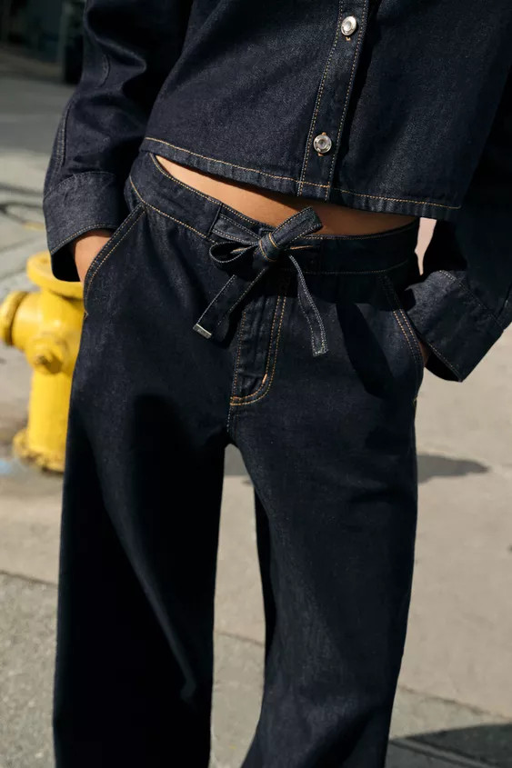 JEANS Z1975 JOGGER WIDE LEG MIT HOHER TAILLE | Zara US