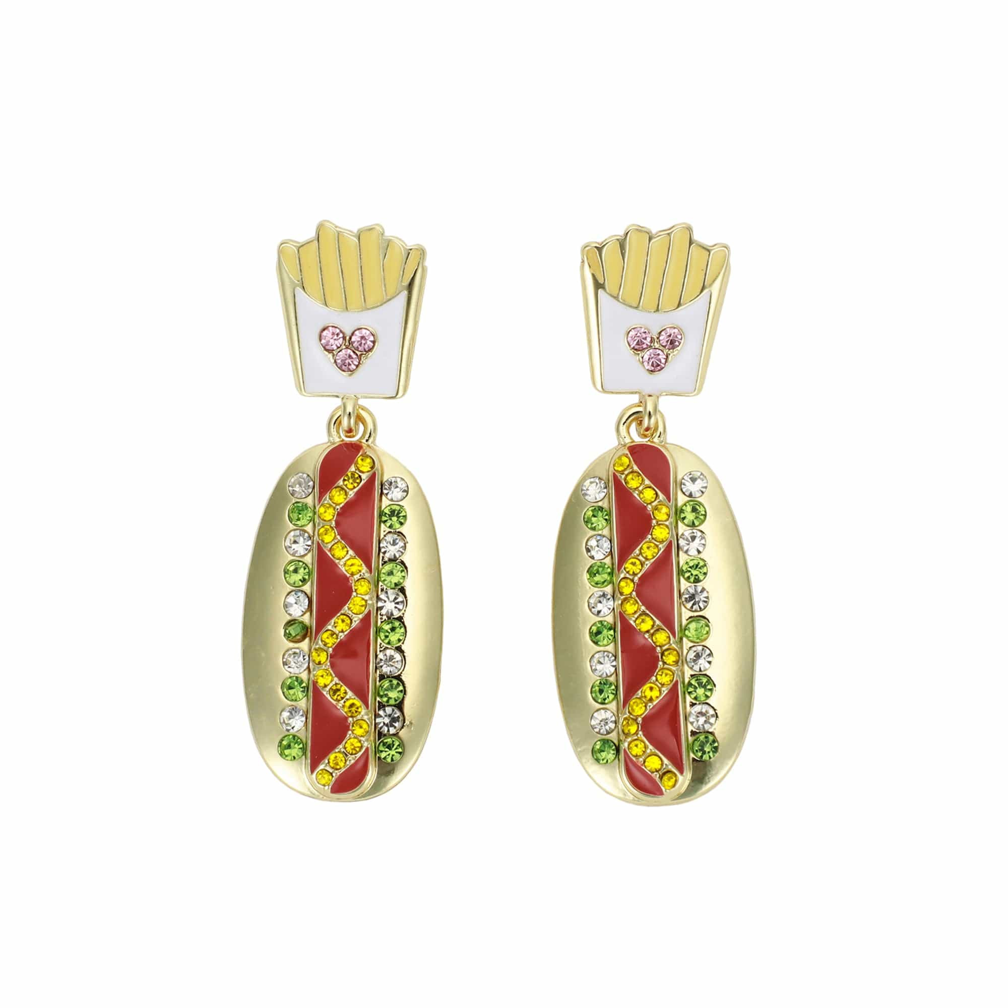Hot Dog And Fries Earrings | Packed Party