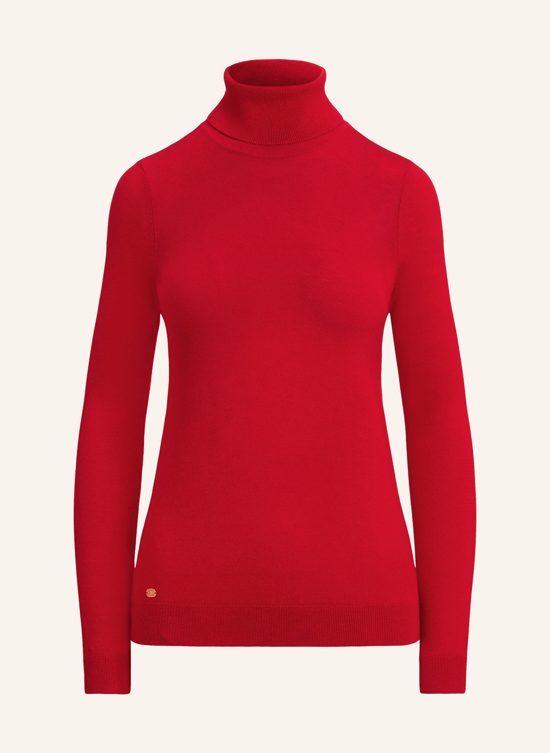 LAUREN RALPH LAUREN Rollkragenpullover mit Seide in rot | Breuninger (DACH)
