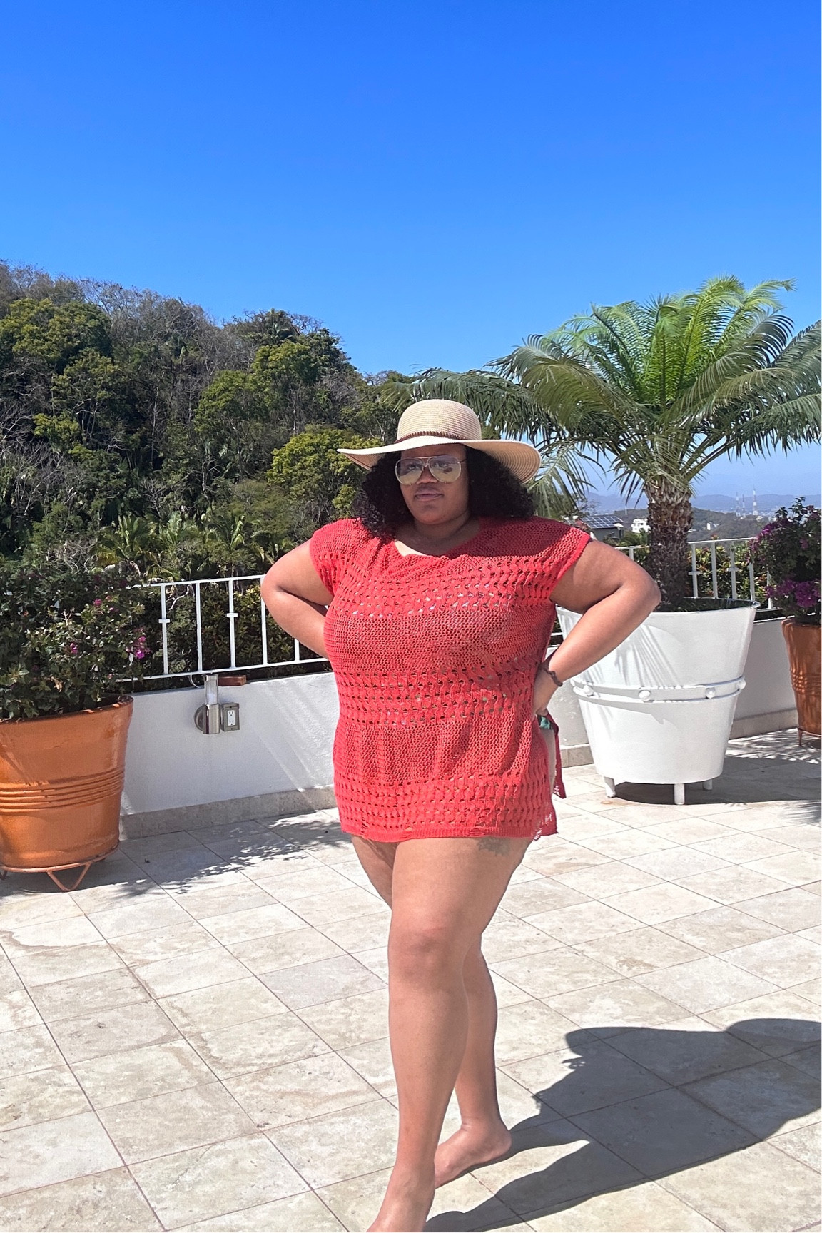 Cover up outfit for vacation. Linking a few options 

#LTKcurves #LTKswim #LTKunder50