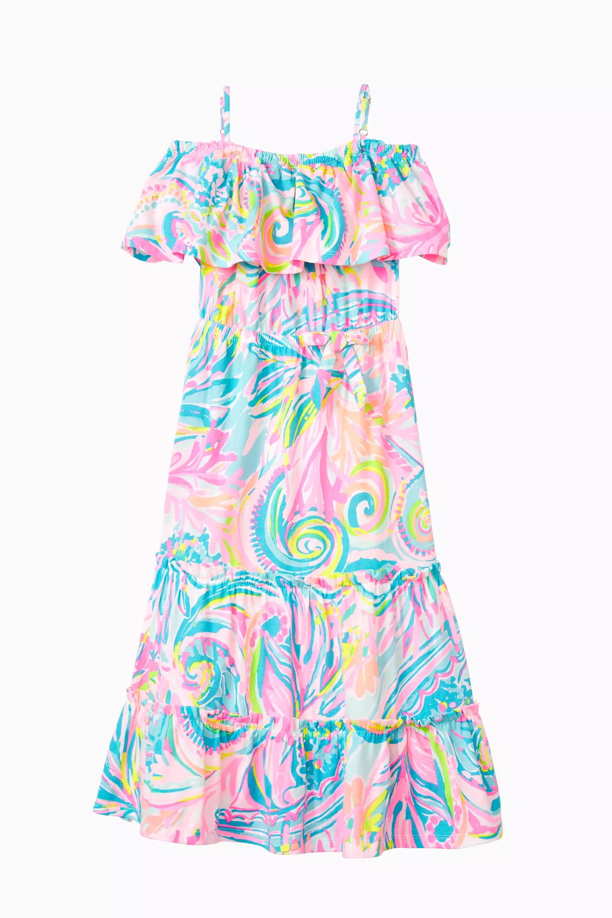Girls Seraphina Off-The-Shoulder Dress | Lilly Pulitzer