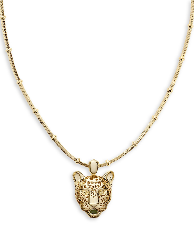 Kendra Scott Maura Gemstone Jaguar Pendant Necklace, 18-21 | Bloomingdale's (US)