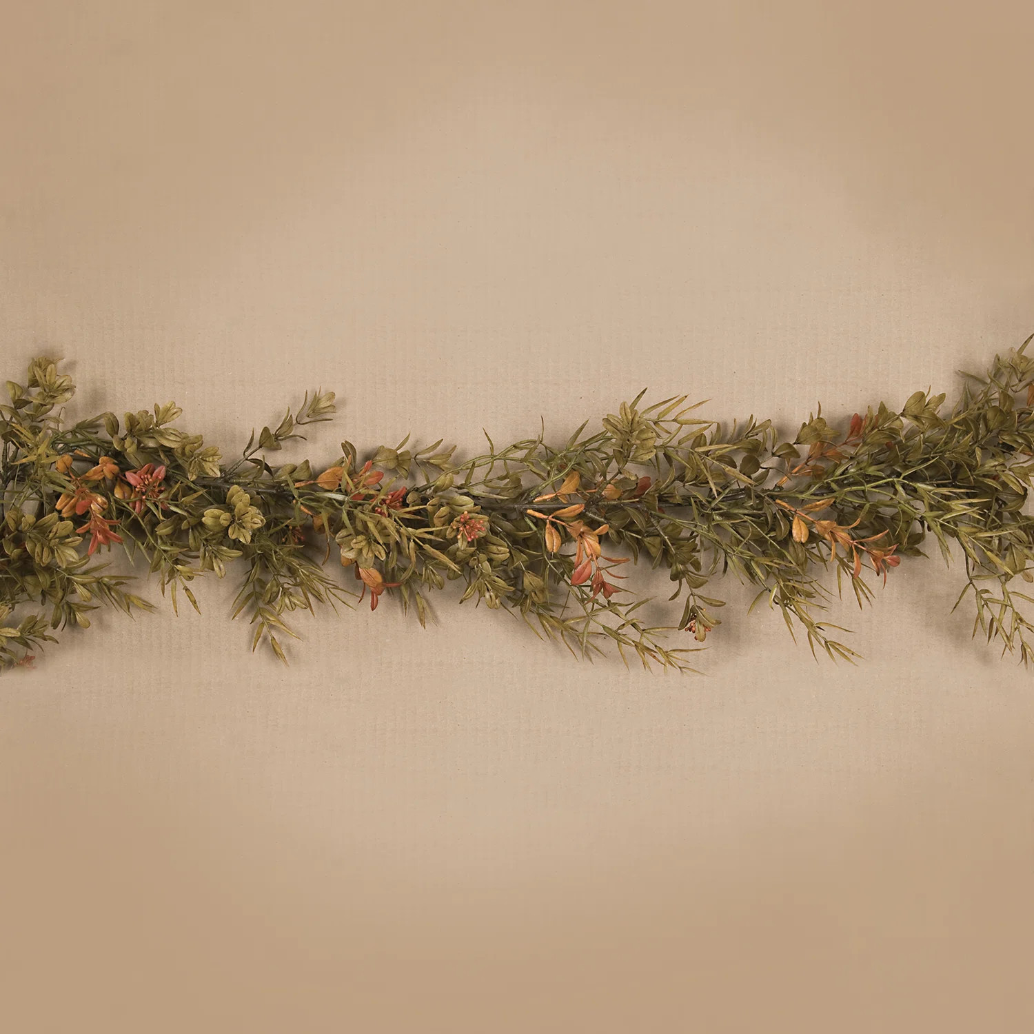 CWI Gifts 7' Boxwood Dill Leaves Pre-Lit Garland | Wayfair | Wayfair North America