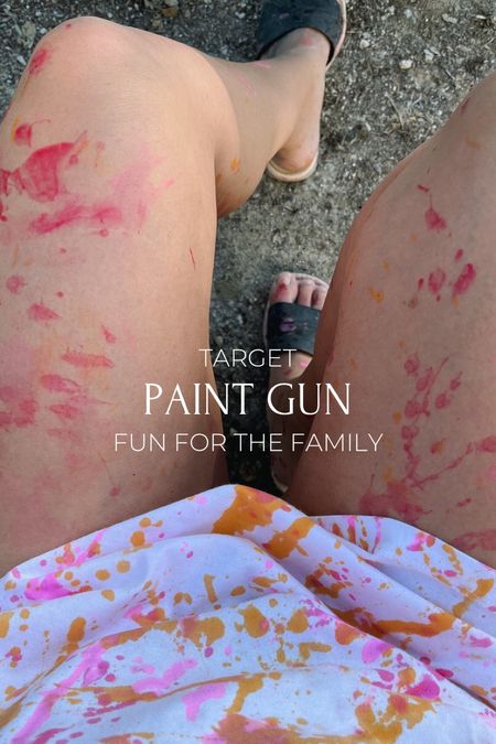 Our family had SO much fun with these paints for squirt guns! I bought us all white tshirts thinking the art would stay after washing, but was surprised it all came out! So no need to wear special clothing.

Summer bucket list, Family activities, Summer essentials, Activities for kids, Children’s toys, Outside activitiess

#LTKMostLoved #LTKfindsunder50 #LTKfamily