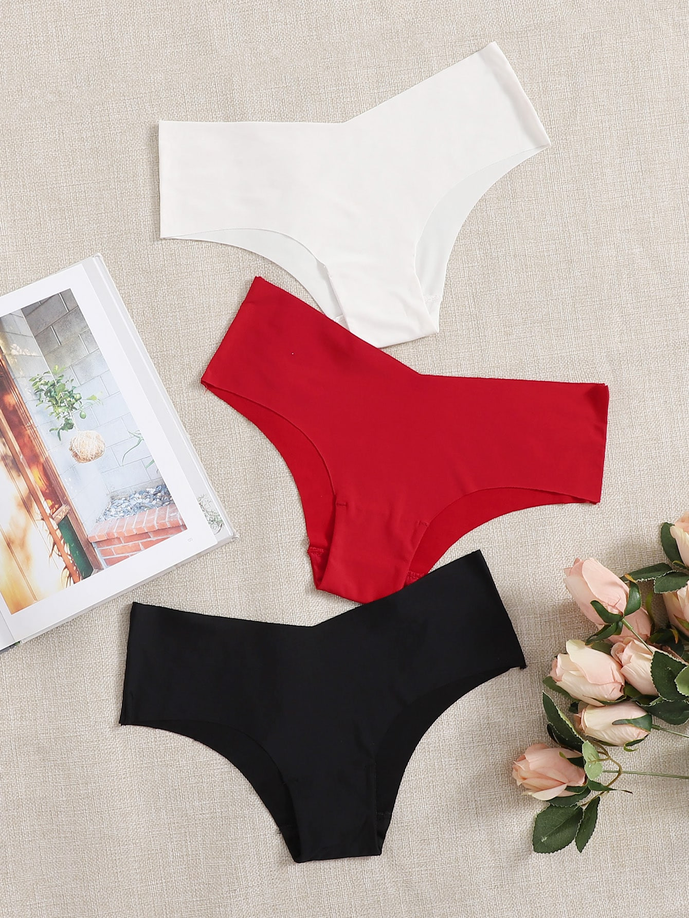 3pack Plus Seamless Panty Set | SHEIN