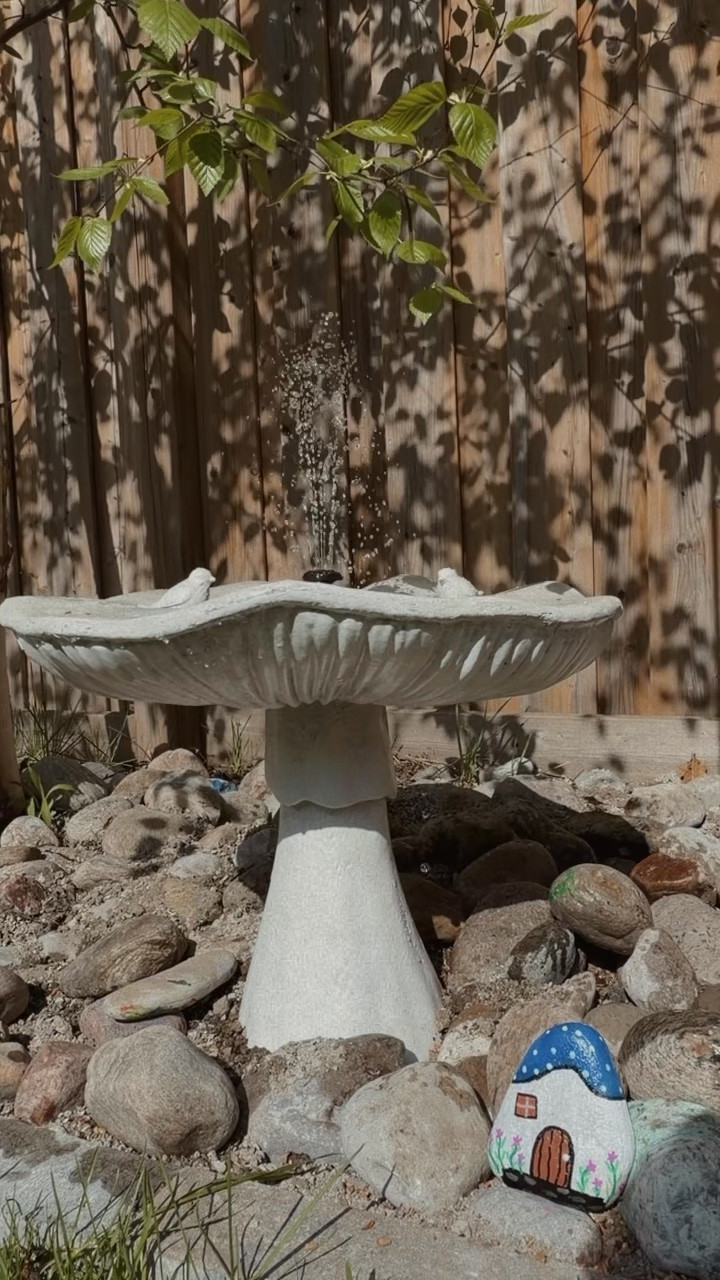 Affordable solar fountain 
Outdoor finds
Neutral decor
Outdoor decor

#LTKsummer #LTKhome