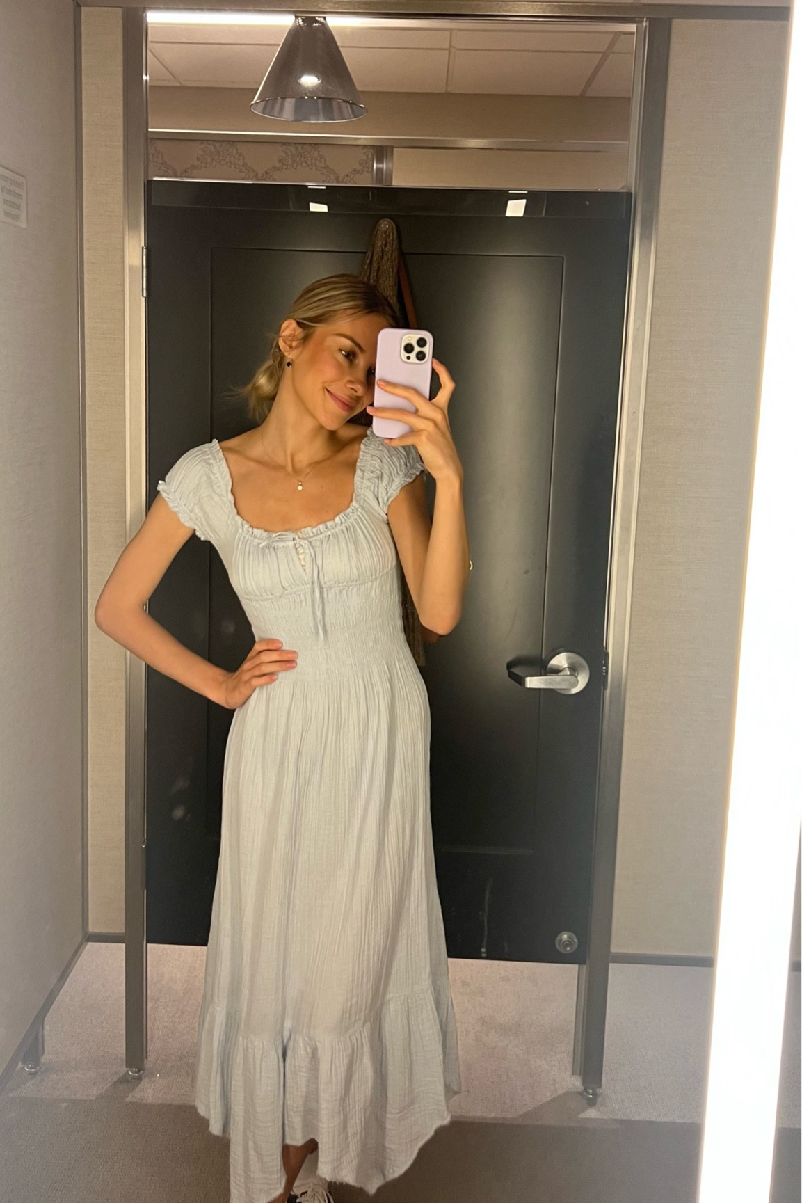 Cutest light blue dress #cottondress 

#LTKSeasonal #LTKWedding #LTKTravel