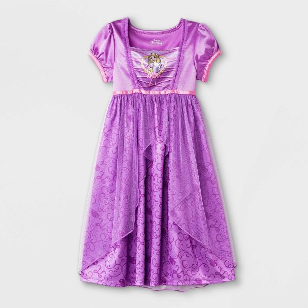 Toddler Girls' Disney Princess Rapunzel NightGown - Purple | Target