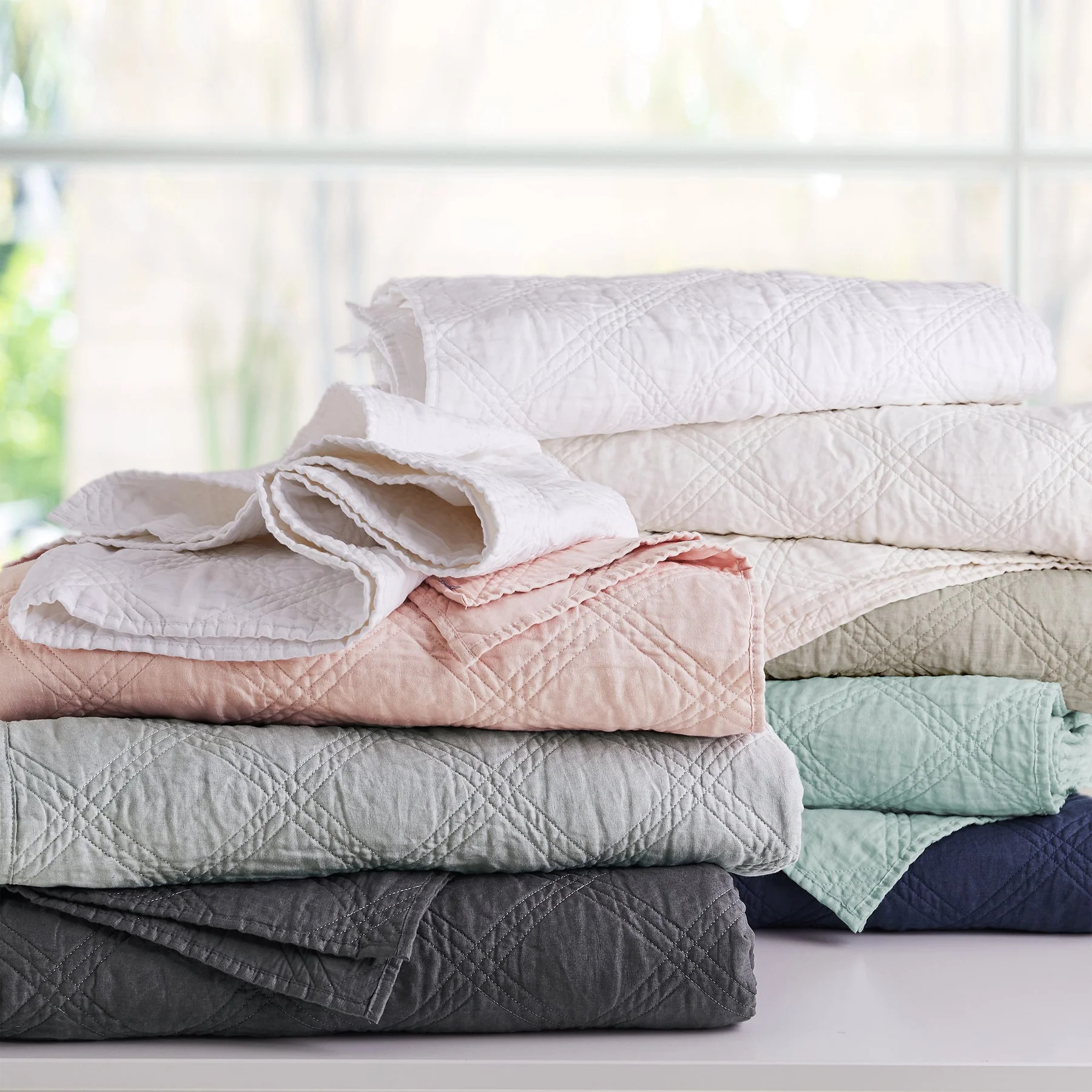 French Flax Washed Linen Quilt | Levtex Home