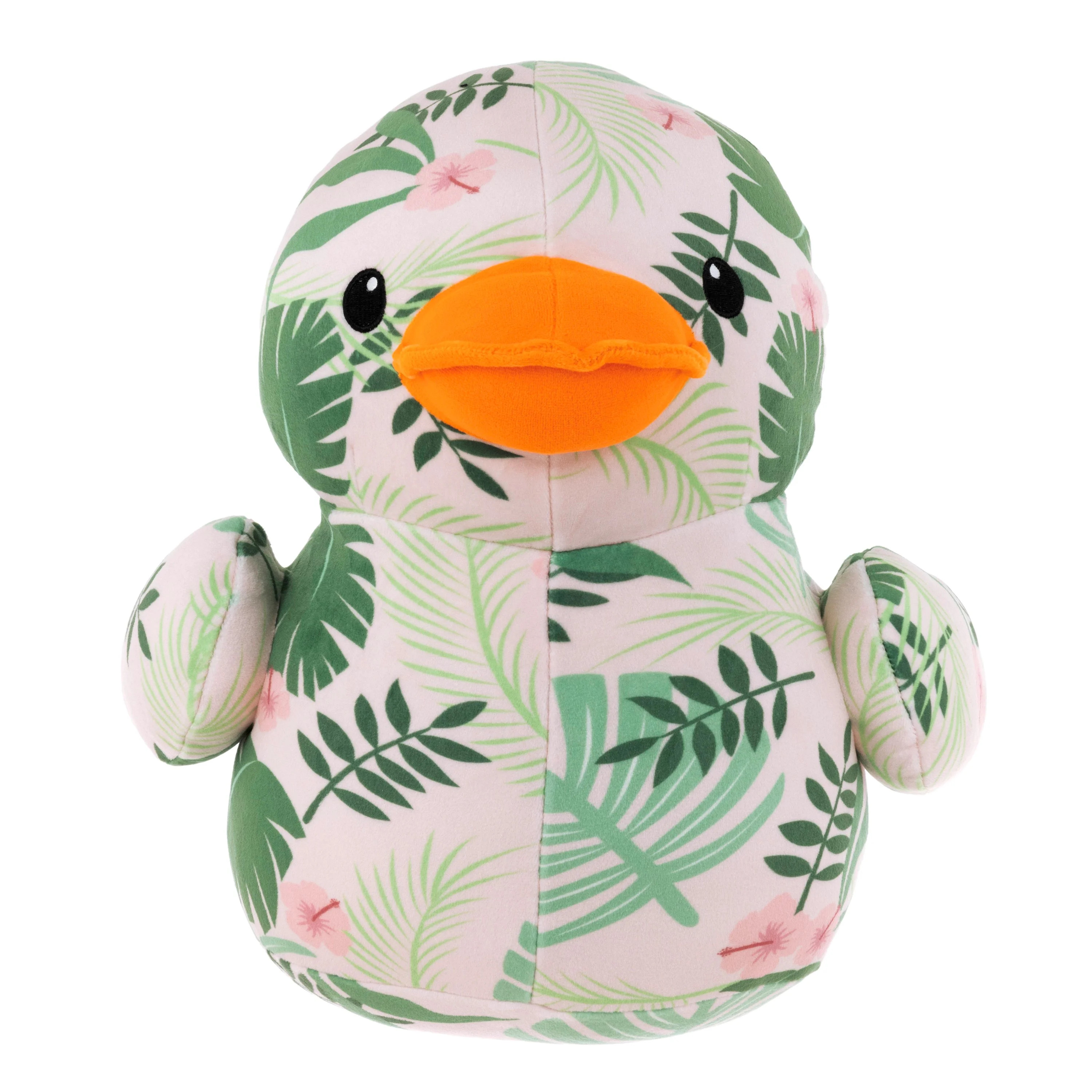 Summer 14 inch Quackerz Tropical Print Duck Plush Toy , Way to Celebrate | Walmart (US)