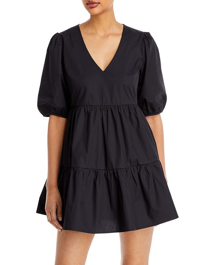 Puff Sleeve Mini Dress - 100% Exclusive | Bloomingdale's (US)