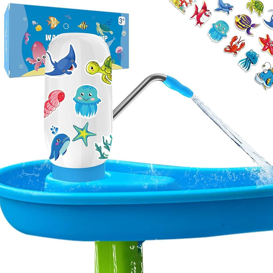 Water Table Pump, Water Pump for Water Table, Dual Motor Double Continuous Water Output, Toddler ... | Amazon (US)