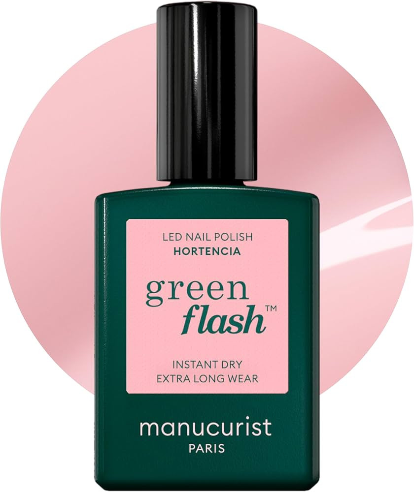 MANUCURIST • Green Flash LED Gel Nail Polish • Vegan • 12-Free, Plant-Based (61%) Gel Polis... | Amazon (US)