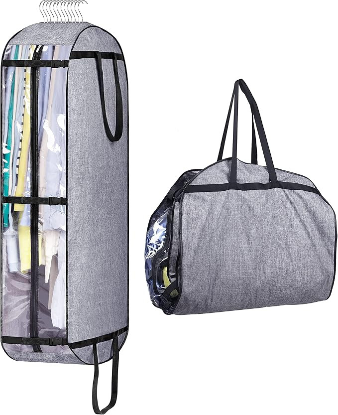 MISSLO Hanging Garment Bags for Travel Suit Bags for Closet Storage 50" Moving Bags for Clothes D... | Amazon (US)