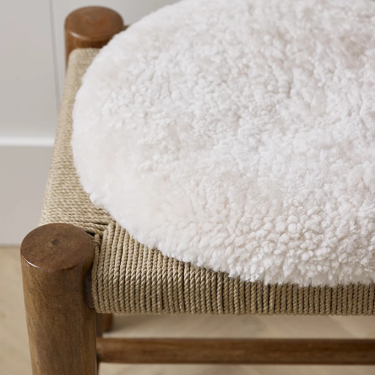 Curly Sheepskin Seat Pad | The White Company UK & ROW