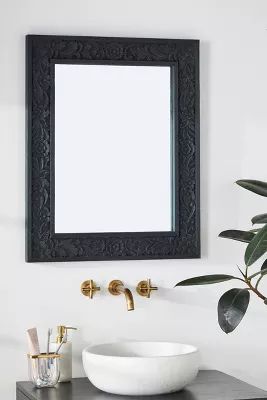 Handcarved Lombok Mirror | Anthropologie (US)