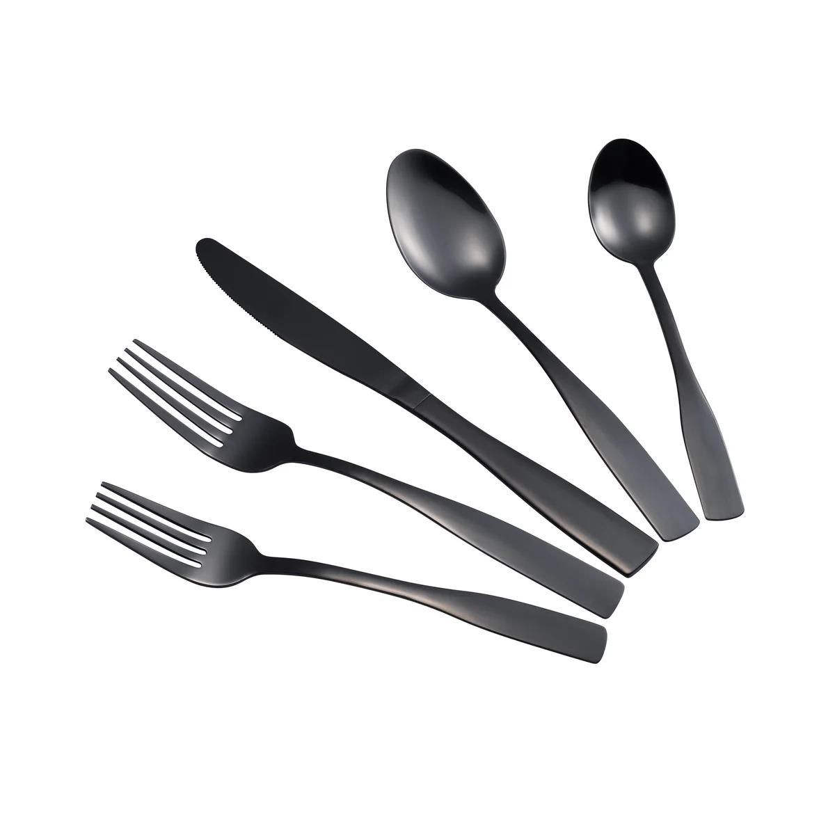 J&V TEXTILES 40-Piece Stainless Steel Flatware Silverware Set for 8 | Target