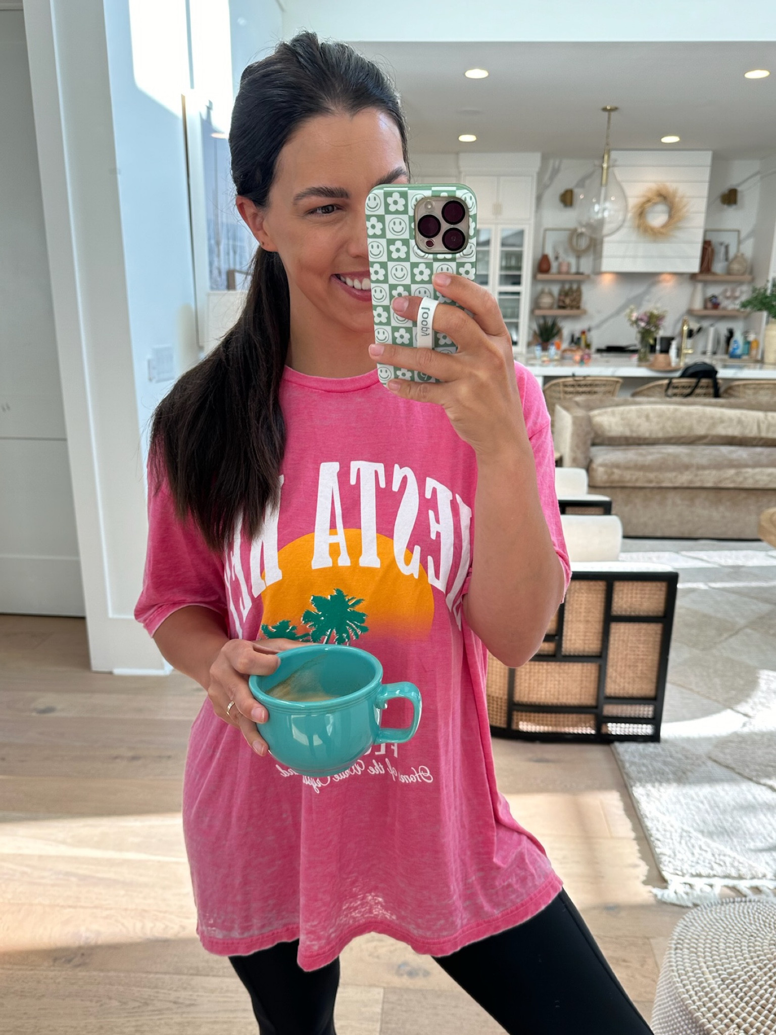 Siesta Key Graphic Tee in Pink curated on LTK