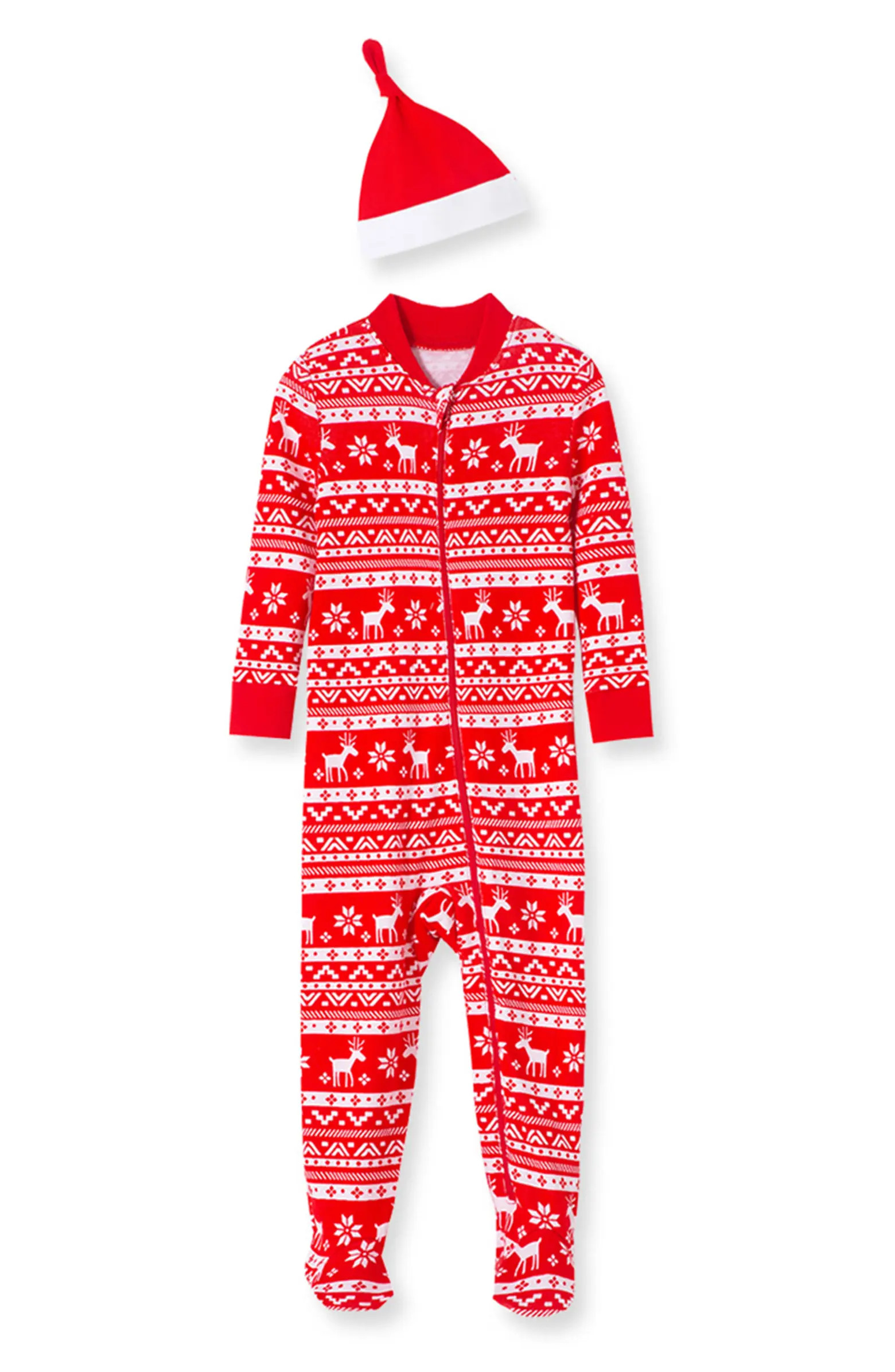 Moose Footie & Hat Set | Nordstrom Rack