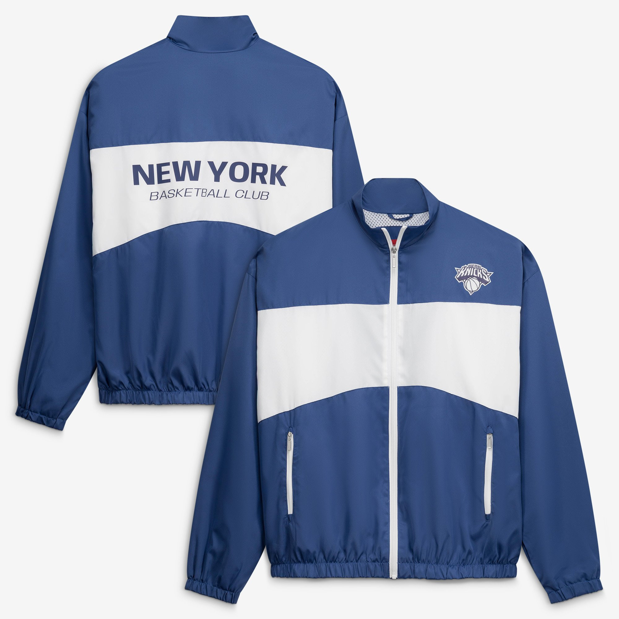 Unisex Sportiqe  Blue New York Knicks Athletic Club Collection Senna Premium Lightweight Full-Zip Jacket | Fanatics