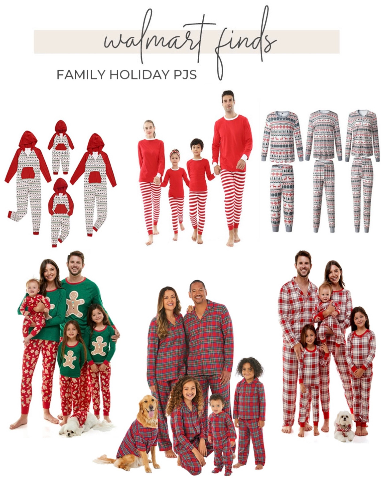 Holiday pjs for the family at Walmart! 

#walmartfashion #walmartholiday #familypjs #holidaypajamas 

#LTKsalealert #LTKHoliday #LTKfamily