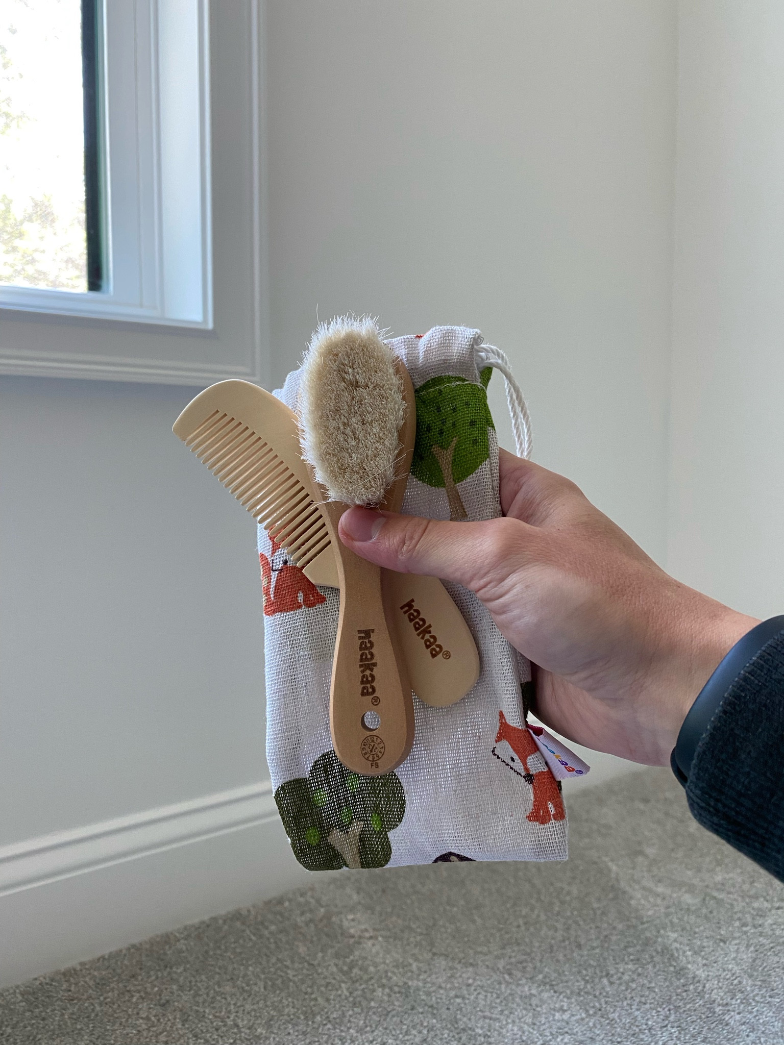 The cutest brush & comb set for baby; the brush is super soft. I’ll be adding this to my diaper caddy.

#LTKBump #LTKBaby #LTKFindsUnder50