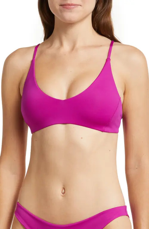 LEFT ON FRIDAY Sunday Bikini Top in Aloha at Nordstrom, Size Xx-Large | Nordstrom