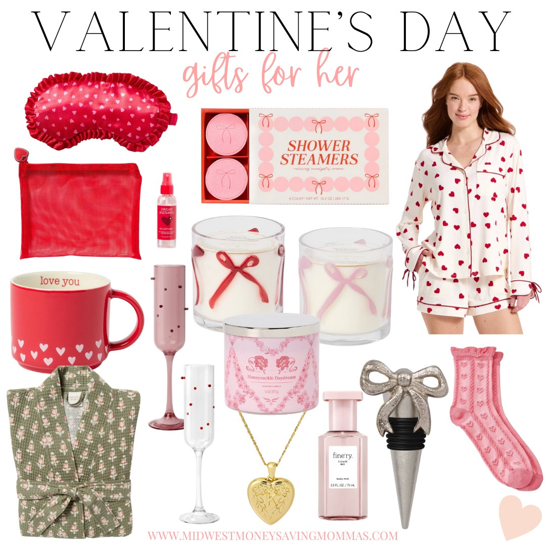 Valentine’s Day gifts for her 

Gifts for mom  pajamas  candles  robe  sleep mask  self care  jewelry  perfume 

#LTKFindsUnder50 #LTKSeasonal #LTKmomlife