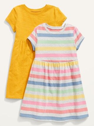 2-Pack Fit & Flare Jersey Dress for Toddler Girls | Old Navy (US)