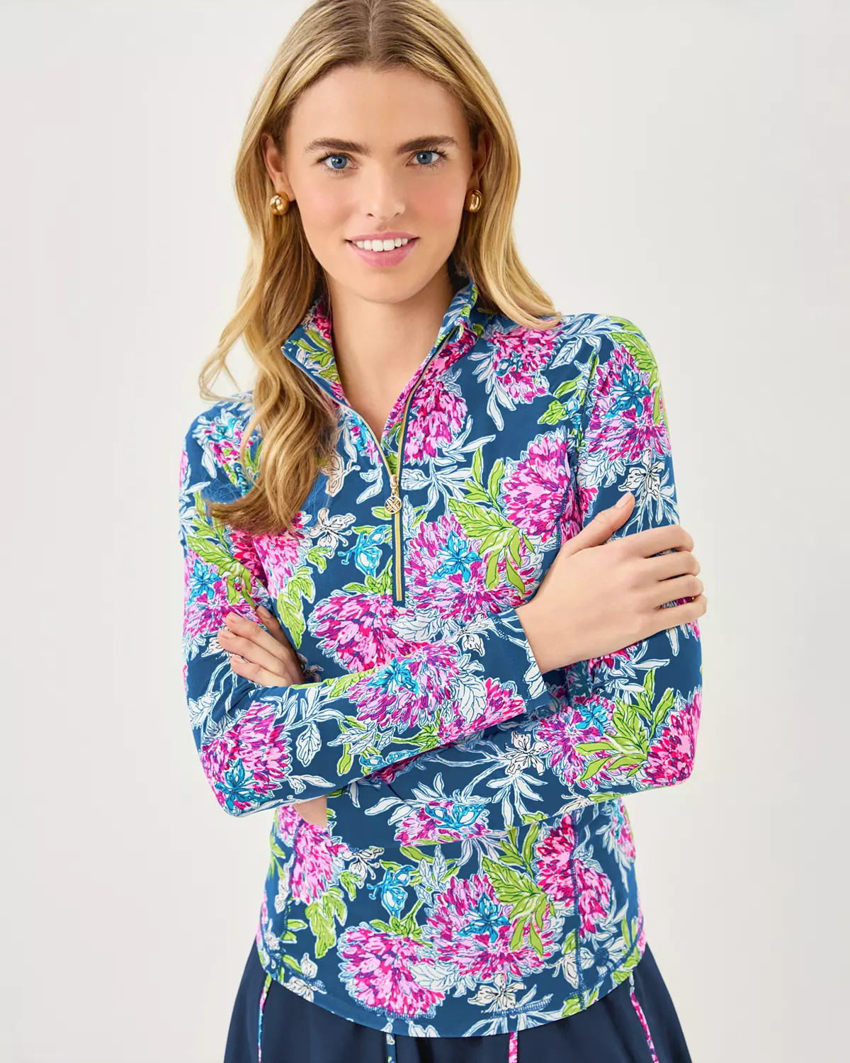 UPF 50+ Luxletic Justine Pullover | Lilly Pulitzer