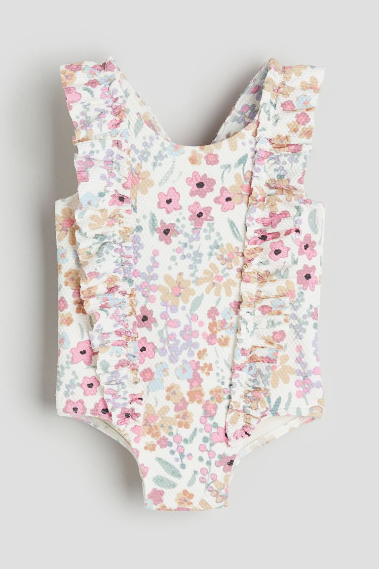 Flounce-trimmed Swimsuit | H&M (US + CA)