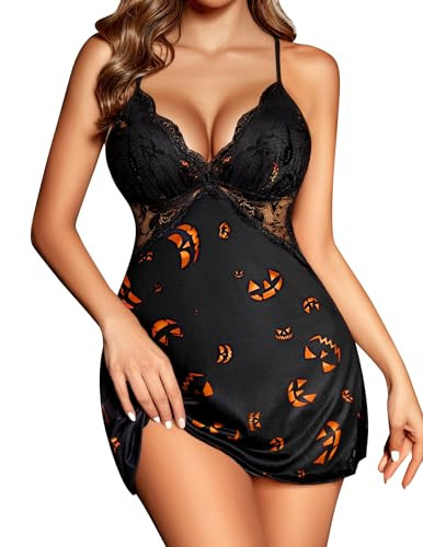 Avidlove Women Lingerie Lace Chemise Sleepwear Halloween Lingerie Halloween Sexy Costume for Women | Amazon (US)
