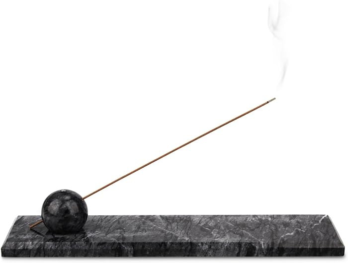 Natural Marble Incense Holder Tray (Grey Black) | Amazon (US)