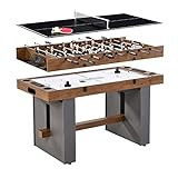 Barrington 3-in-1 Combination Game Table 54”, Foosball, Air-Powered Hockey and Table Tennis Combo Table, Multi Game Table Perfect for Family Game Rooms, All-in-One Arcade Table | Amazon (US)