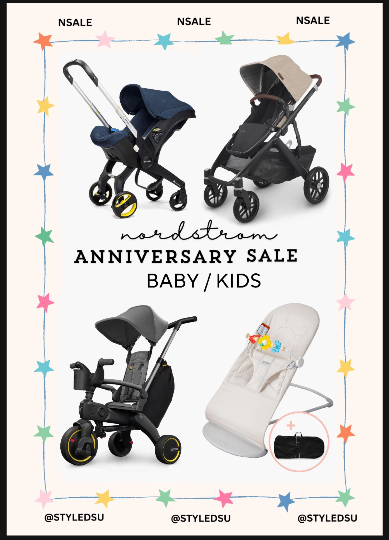 NSALE.
Nsale baby essentials.
Nsale baby items. Nsale kids. 
VISTA V2 Stroller
UPPAbaby 
Convertible Infant Car Seat/Compact Stroller System
Doona 

Bouncer Bliss with Free Flying Friends Toy & Travel Bag
BabyBjörn 
Liki S3 Convertible Stroller Trike
Doona . 

#coffeetable #boots #jeans #jeansjacket #workwear #officook #officewear #officeoutfut #summerdress #weddingguest #weddingguestdress #bridesmaid #bridesmaidsdress #brudesmaidsgifts #newborn #baby #babyshower #babyshowergift #mothersday #fathersday #fallfashion #organization #nursery #sunglasses #newborn #giftfornewborns  #pantry #bathroom #giftforgrandma

Nordstrom Anniversary Sale, 
#Sale, #NSALE2024 , #NordySale
#NordstromAnniversarySalePicks #NordstromAnniversarySale, #NSale, #NordstromAnniversarySale2023, 
#NSaleBasics, #SummerCapsule #Wardrobe, #SummerCapsule,
#CapsuleWardrobeSummer, #SummerBasics, #SummerEssentials, #SummerFashion, #SummerStaples
#Fallessentials, #fallstaples , #fallfashion , #fallbasics 
#LTKsalealert


#LTKBaby #LTKSummerSales #LTKxNSale