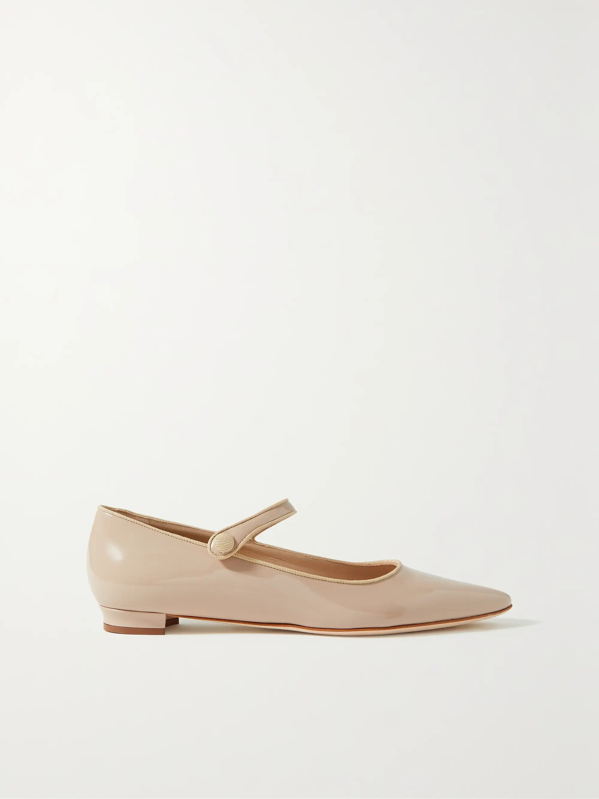 Kulogu patent-leather Mary Jane ballet flats | NET-A-PORTER (US)