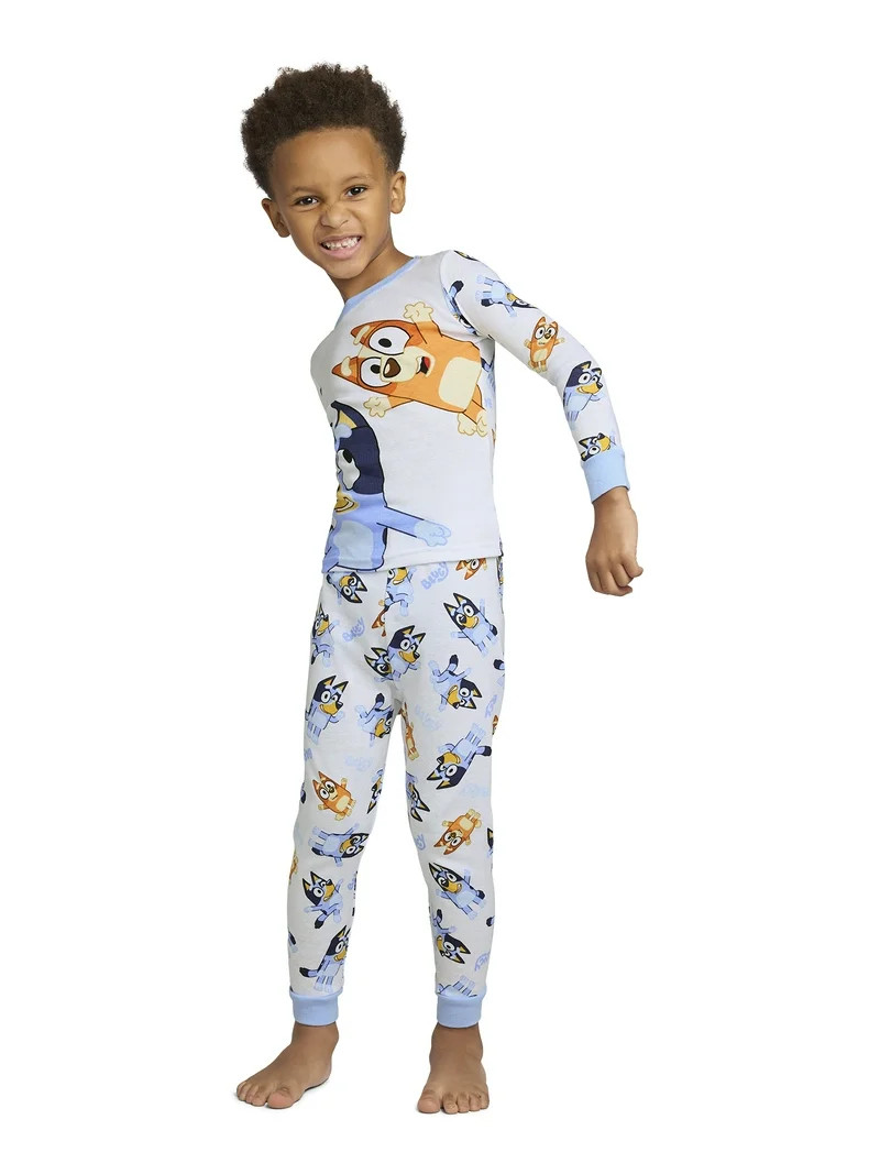 Character Toddler Long Sleeve Shirt and Pants Pajama Set, 2-Piece, Sizes 12M-5T | Walmart (US)