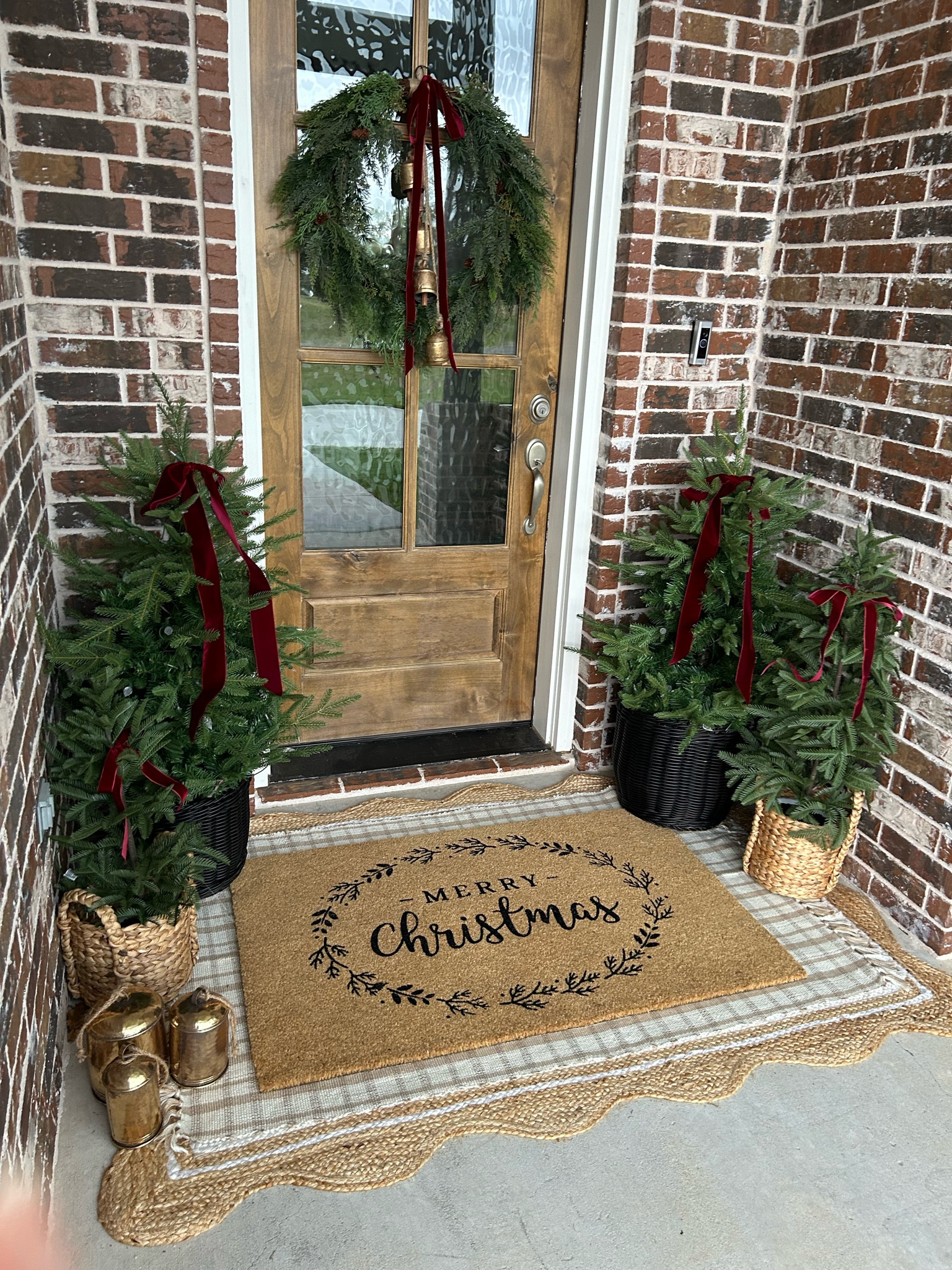 Christmas front porch 

#LTKHoliday #LTKStyleTip #LTKHome
