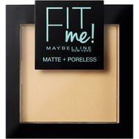 Maybelline Powder, Fit Me Matte & Poreless Oil Control Setting Powder 105 Natural, 9G in Nat Ivory | Boots.com