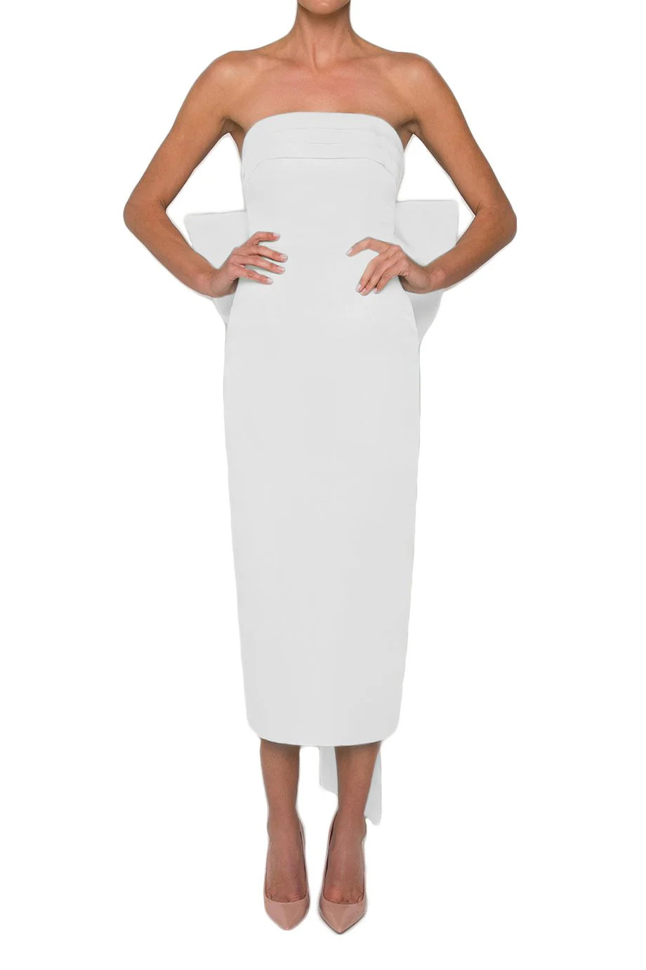 Margaret Dress in White | Over The Moon