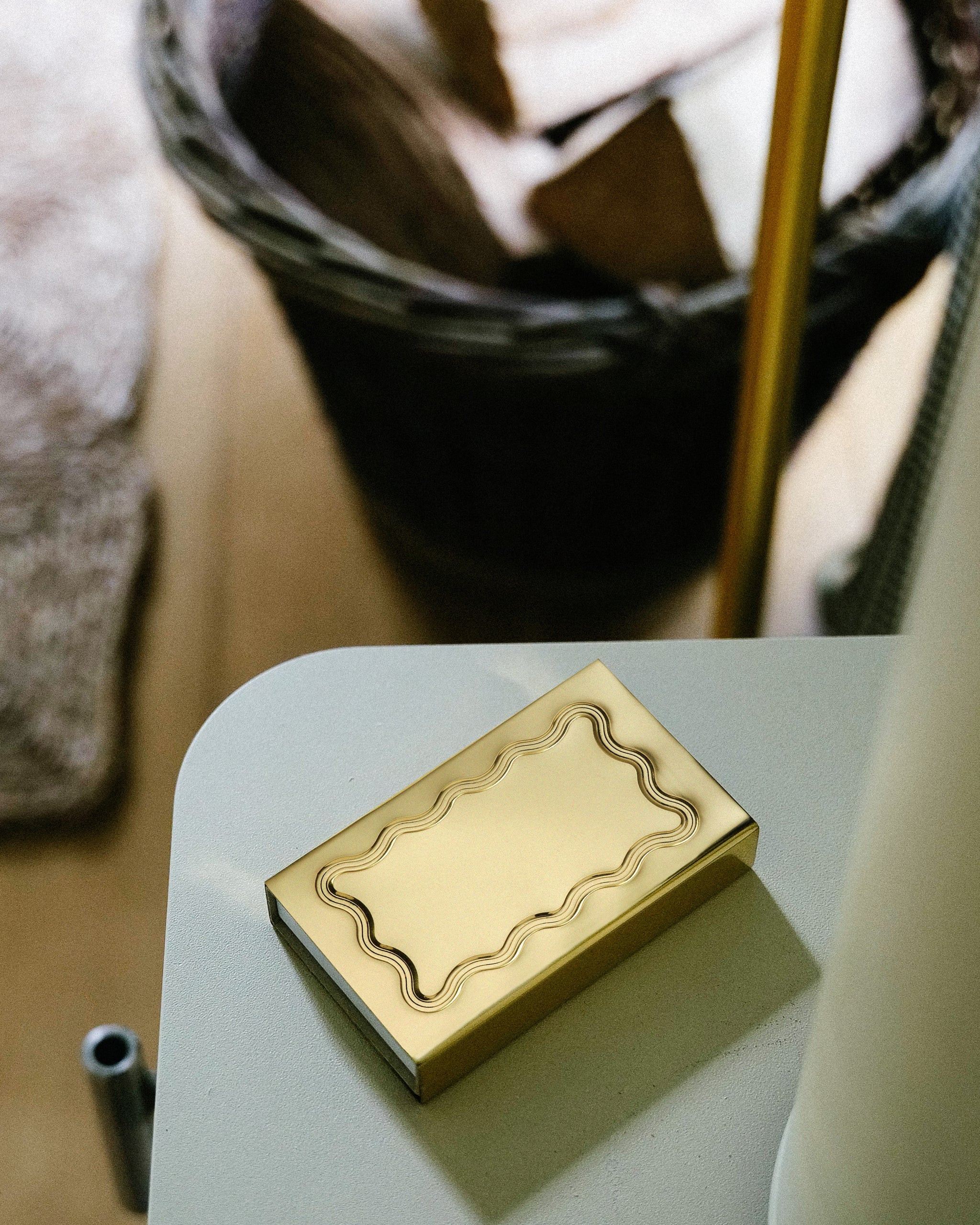 Wave Matchbox Sleeve, Brass, US | Shop.app