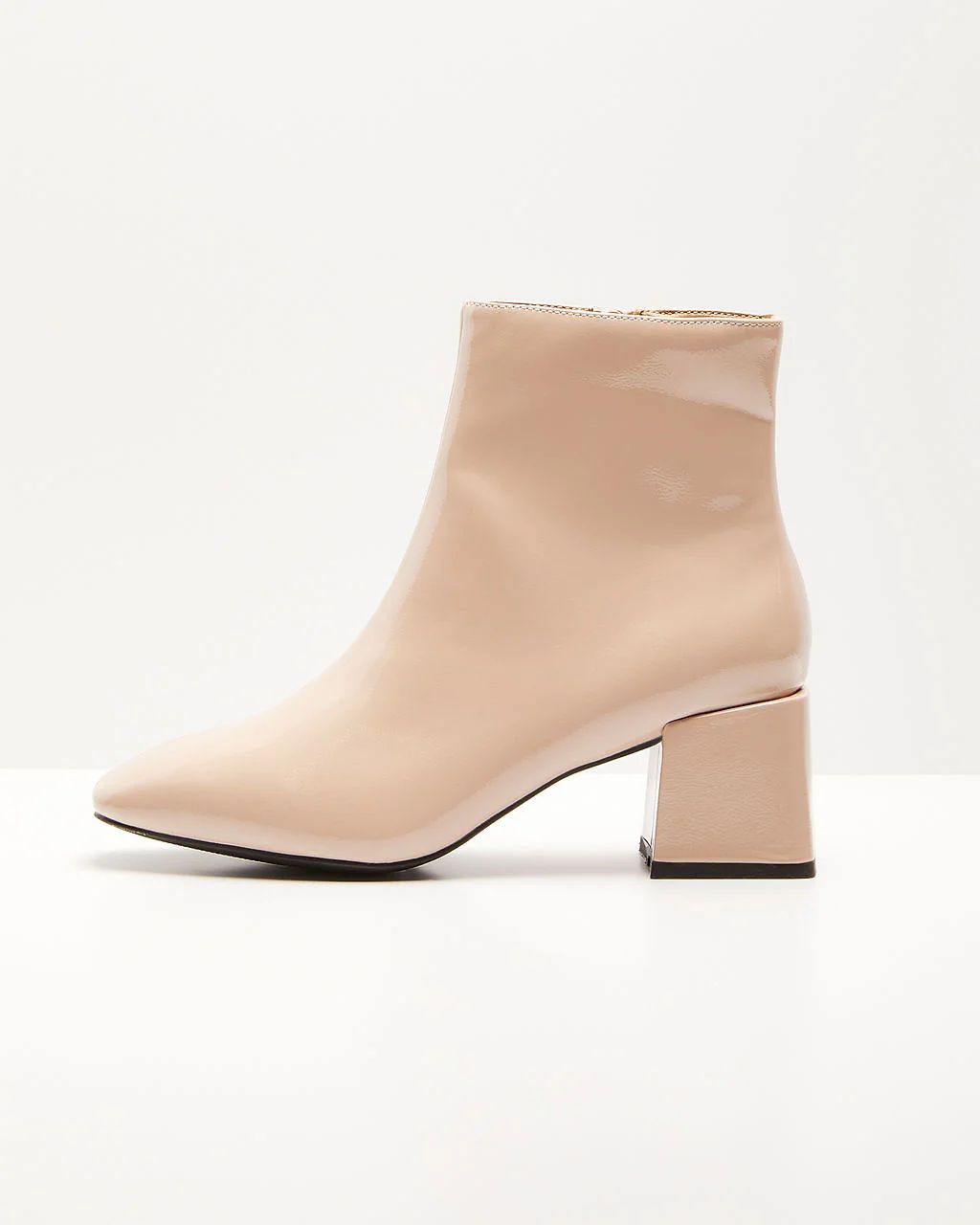 Kelce Patent Faux Leather Ankle Booties | VICI Collection