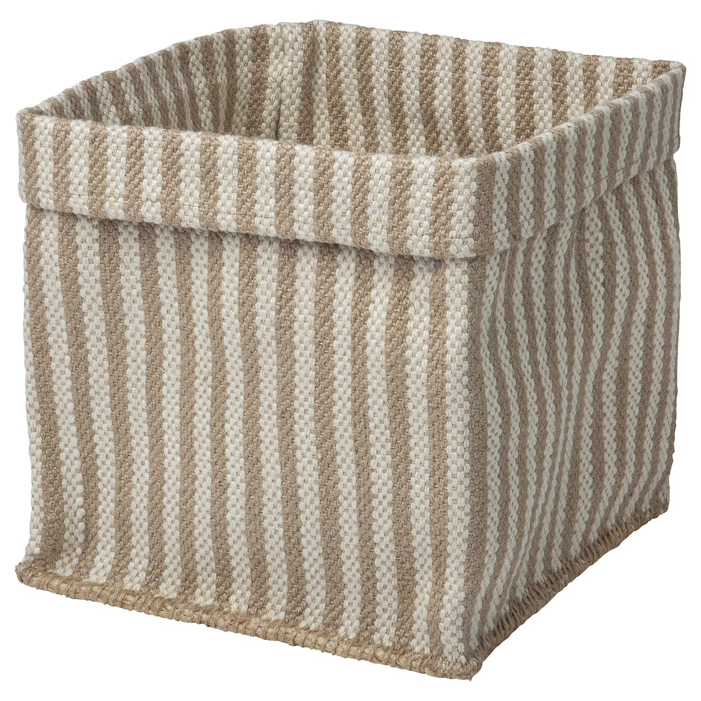 MÄVINN Basket, beige/jute handmade, 11 ¾x11 ¾x13 ¾ " | IKEA US