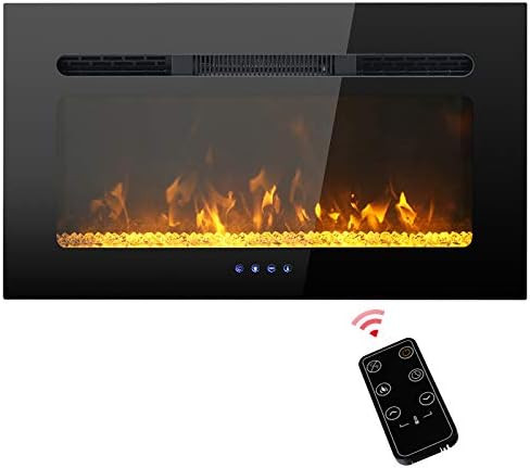 R.W.FLAME 42IN Recessed and Wall Mounted ,The Thinnest Fireplace,Low Noise, Fit for 2 x 6 and 2 x 4  | Amazon (US)