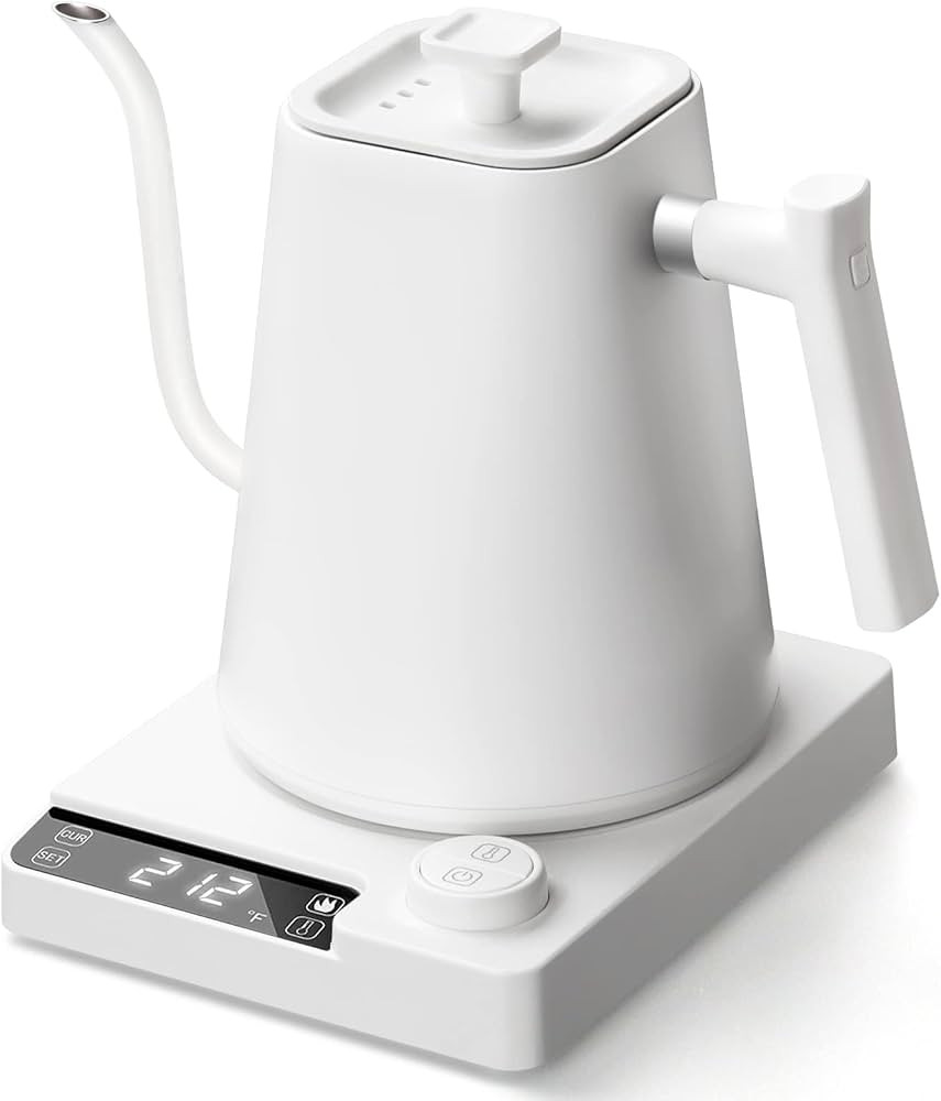 Electric Gooseneck Kettle, ±1℉ Temperature Control, for Pour Over Coffee and Tea, 304 Stainles... | Amazon (US)